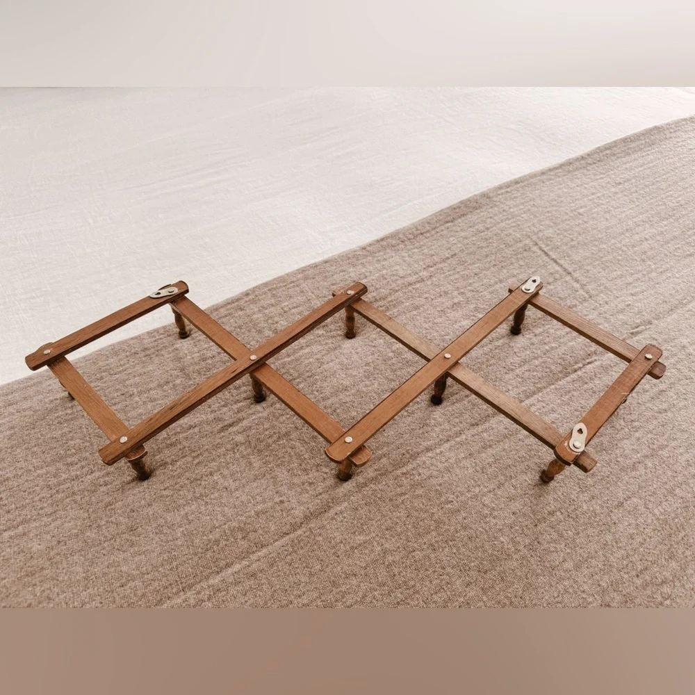 High Street Market Vintage Accordion Wooden Coat Rack